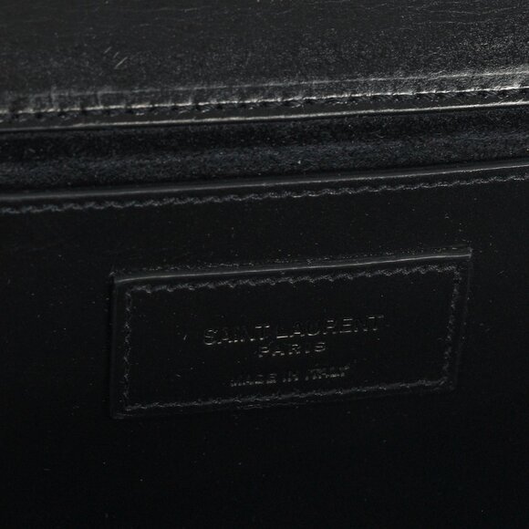Saint Laurent Kate Medium Black Matelassé Leather Crossbody - Picture 13 of 14